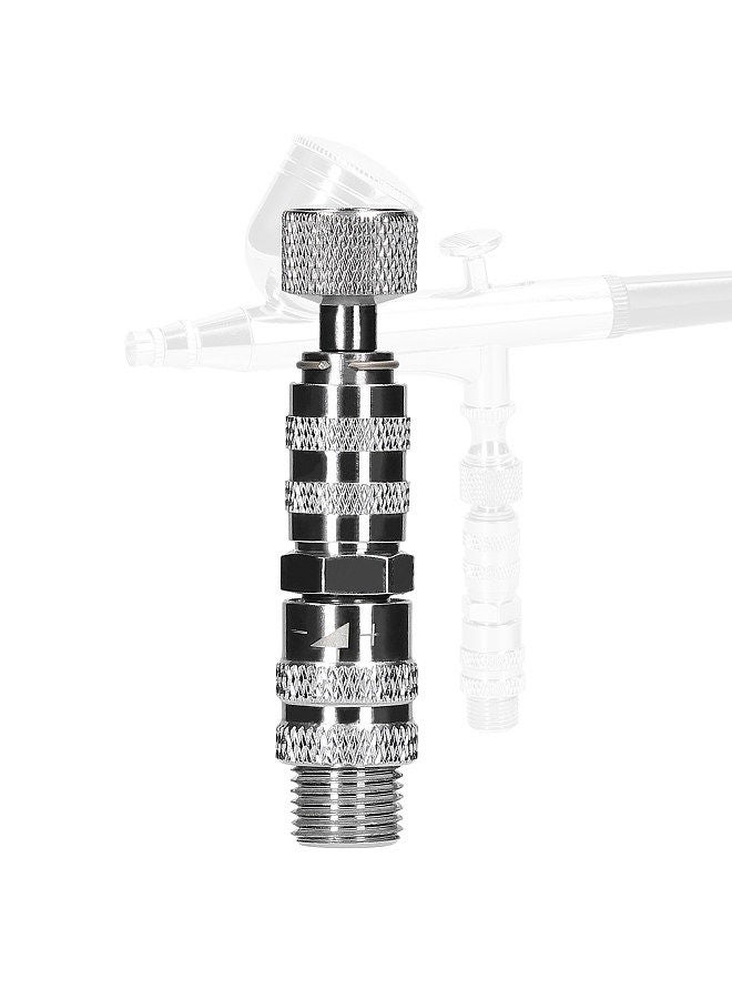 T119 1/8 Interface Quick Rlease Coupler with Air Pressure Control Function Airbrush Spring Lock Connector  - Image 1