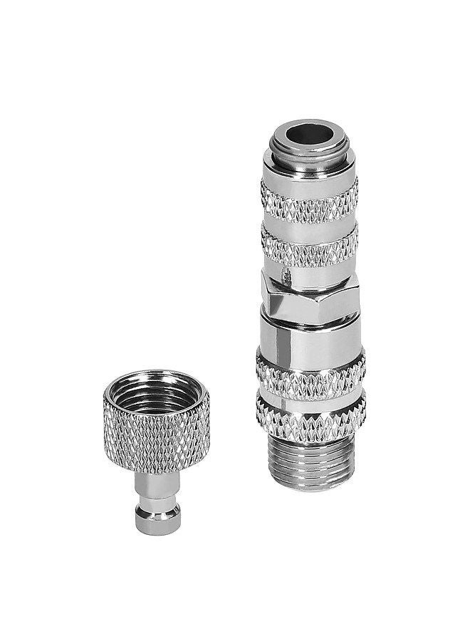 T119 1/8 Interface Quick Rlease Coupler with Air Pressure Control Function Airbrush Spring Lock Connector  - Image 3