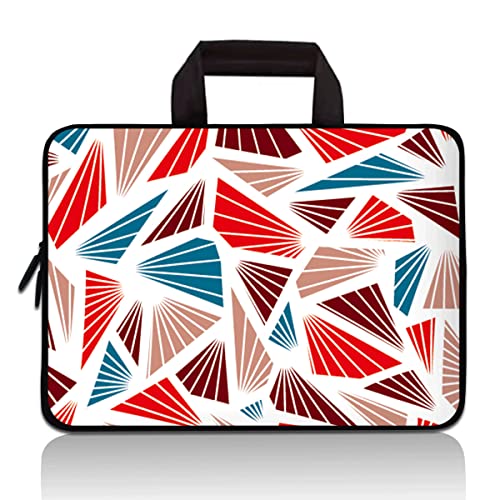 HEABPY 11" 11.6" 12" 12.1" 12.5" inch Laptop Carrying Bag Chromebook Case Notebook Ultrabook Bag Tablet Cover Neoprene Sleeve Fit Apple MacBook Air Samsung Google Acer HP DELL Lenovo Asus (Colorful Marble) - Image 1