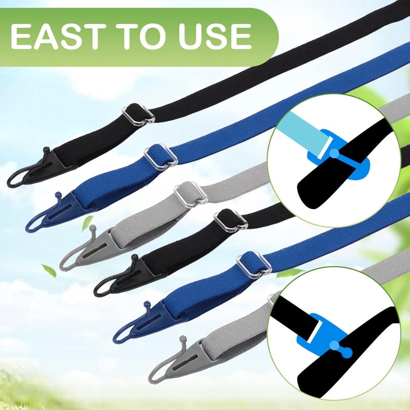 AEC FlexHook Adjustable Glasses Strap – Elastic Eyewear Retainer with Hook for Spectacle Frames | Kids Glasses Holder Band for Neck & Head Use - Image 5