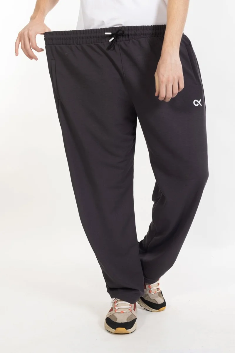 Tampap Large Size Men's Sweatpants with Pocket Zipper Blr-08