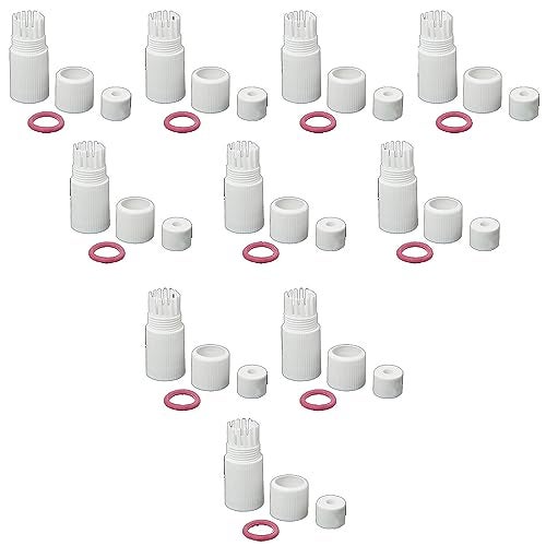 SJZBIN 10Sets White RJ45 Waterproof Connector Cap Cover for Outdoor Network IP Camera CCTV Pigtail Cable POE NVR System Connection Lid Adapter - Image 1