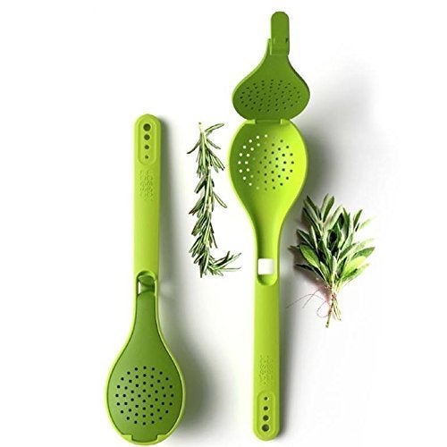 Wishbone FlavorInfusing Spoon with Herb Stripper Herb Infuse Convenience Cooking Soup Bag Seasoning Spoon 1 - Image 1