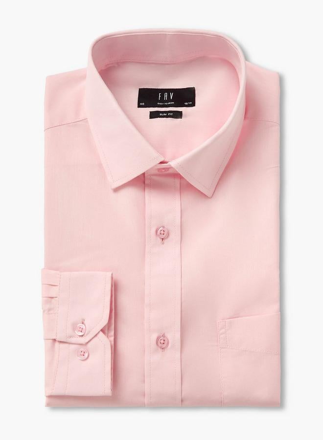 Splash FAV Set of 2 - Men Slim Fit Collared Long Sleeves Shirt - Image 2