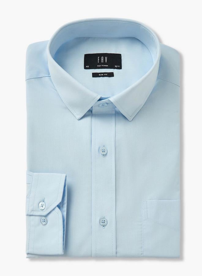 Splash FAV Set of 2 - Men Slim Fit Collared Long Sleeves Shirt - Image 3