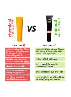 Ruby's Organics Tinted Mineral Sunscreen With Spf 40, Universal Tint, No White Cast, 100% Mineral Uva+Uvb Filters, Water-Resistant, Sensitive Skin Safe, No Synthetic Chemicals, Natural & Vegan, All Skin-Tones - 40Ml  - Image 4