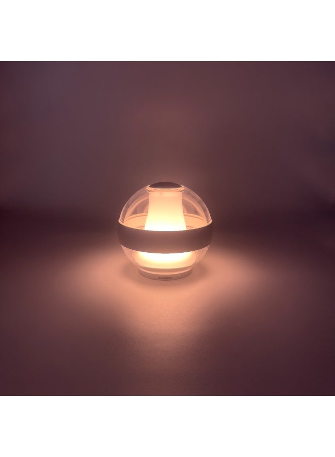 Leruena - MOON -  Wireless LED Table Lamp - Seamless Dimming, Indoor/Outdoor Versatility, Up to 48H Runtime - Matt White - Image 2