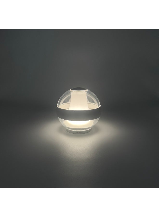 Leruena - MOON -  Wireless LED Table Lamp - Seamless Dimming, Indoor/Outdoor Versatility, Up to 48H Runtime - Matt White - Image 1