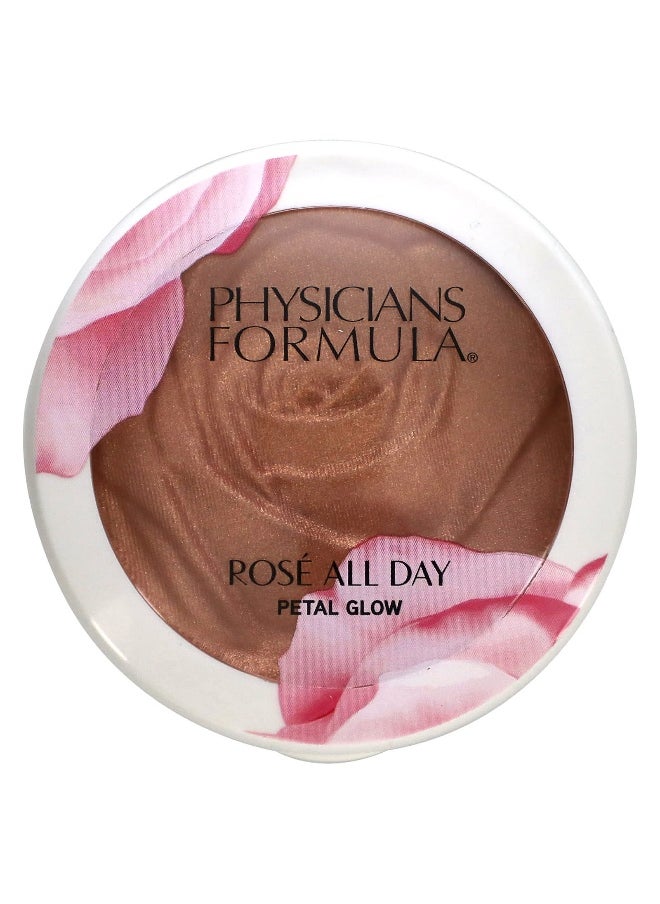 Physician's Formula Physicians Formula, Rosé All Day Petal Glow, Multi Use Highlighter, PF11124 Petal Pink, 0.32 oz (9.2 g)  - Image 1