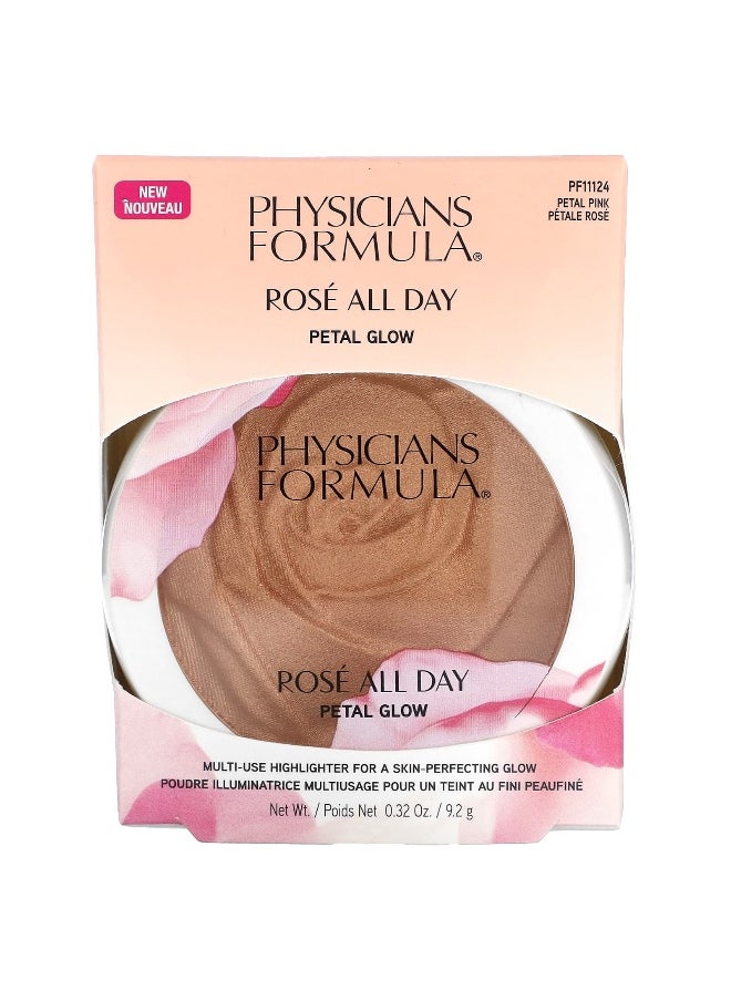 Physician's Formula Physicians Formula, Rosé All Day Petal Glow, Multi Use Highlighter, PF11124 Petal Pink, 0.32 oz (9.2 g)  - Image 2
