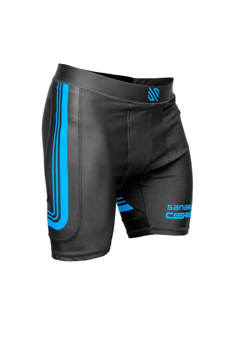 Sanabul Core Compression MMA Shorts Wrestling Jiu Jitsu No Gi BJJ Shorts for Men, BLACK LARGE - Image 1