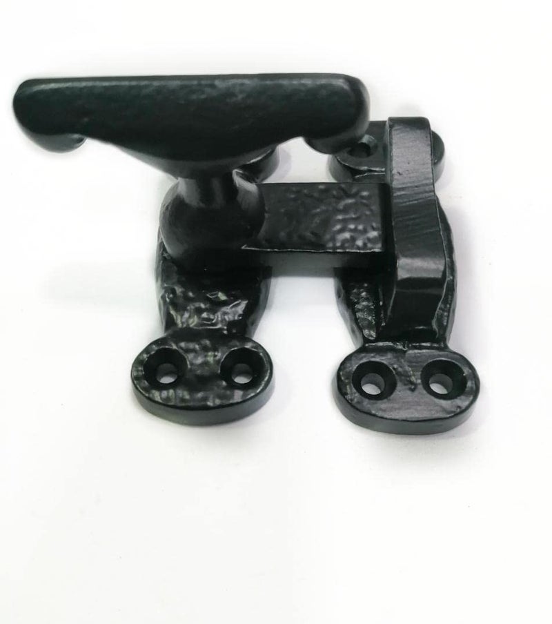 BRASS INDIA BRASS INDIA Black Door Catcher Door Fastener Door LATCHES Window FastenerLATCHES Material Iron Premium Coating Finish Heavy Durable Size 3 inches Wt 100 GMS pp Vintage Look - Image 2
