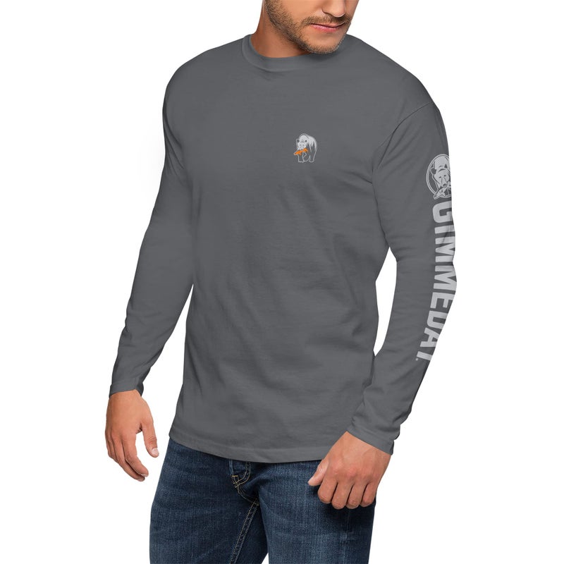 GIMMEDAT Marsh Madness Duck Hunting Long Sleeve Shirt Man Woman Gift Fun (Large) Charcoal - Image 2