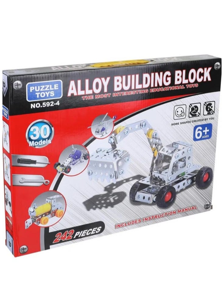 مجموعة مكعبات بناء ميكانو مكونة من 242 قطعة MF-005 أكبر من3 سنوات - Image 2