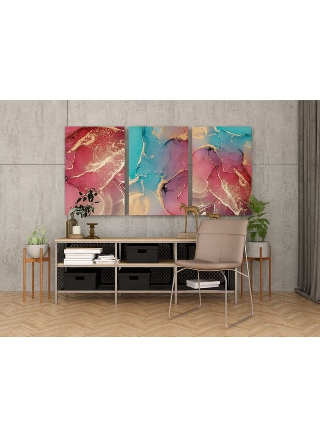 Home Gallery - Set Of 3 Of Abstract Marble Texture Pattern - Image 1