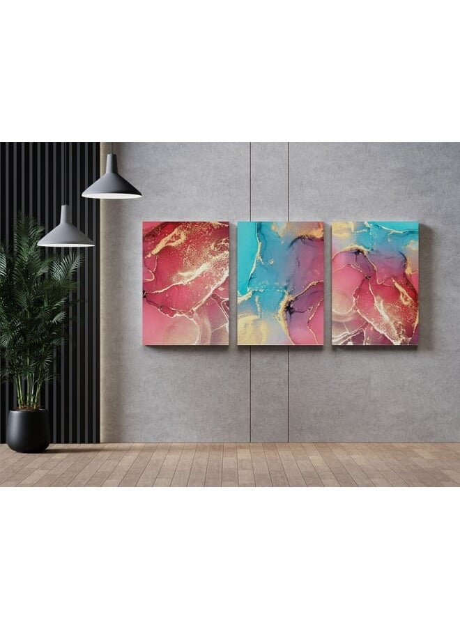 Home Gallery - Set Of 3 Of Abstract Marble Texture Pattern - Image 1