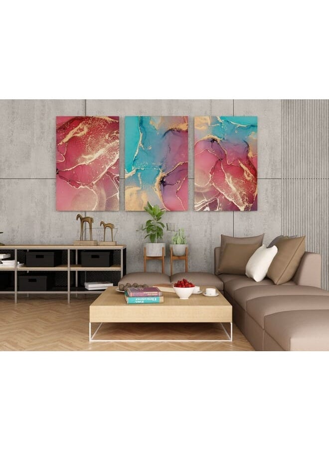 Home Gallery - Set Of 3 Of Abstract Marble Texture Pattern - Image 1