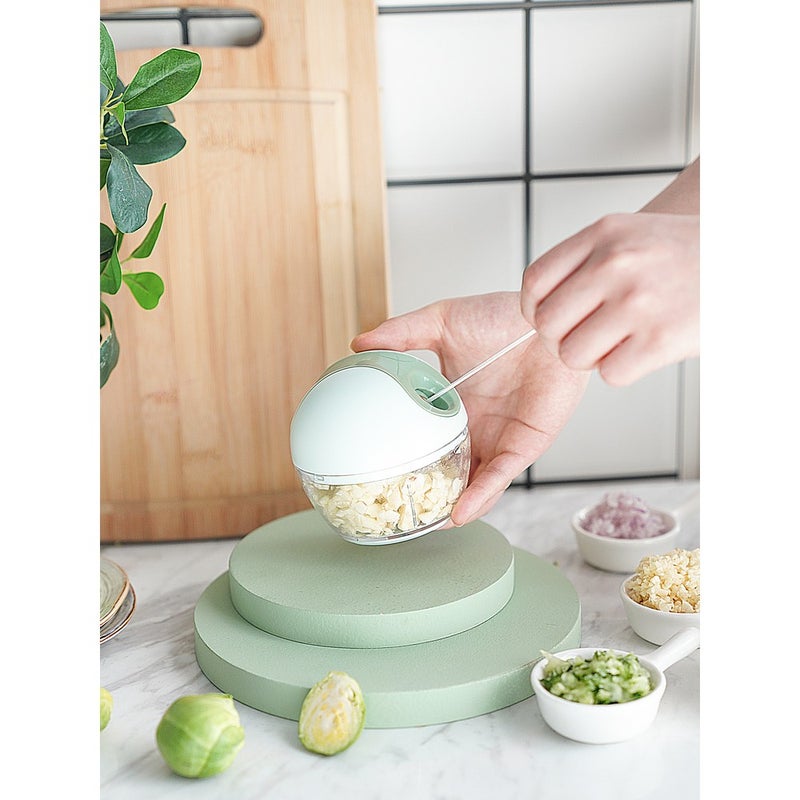 Baker's Secret 170ml Easy-Pull Food Chopper– Compact, Manual Kitchen Tool for Quick ChoPolypropyleneing and Food Preperation - Image 3