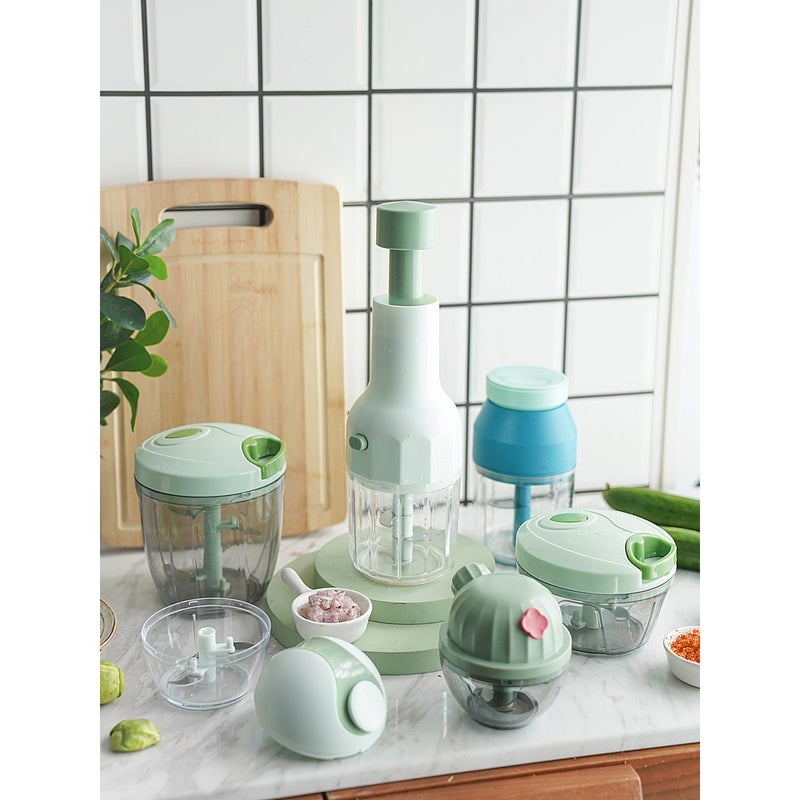 Baker's Secret 170ml Easy-Pull Food Chopper– Compact, Manual Kitchen Tool for Quick ChoPolypropyleneing and Food Preperation - Image 2