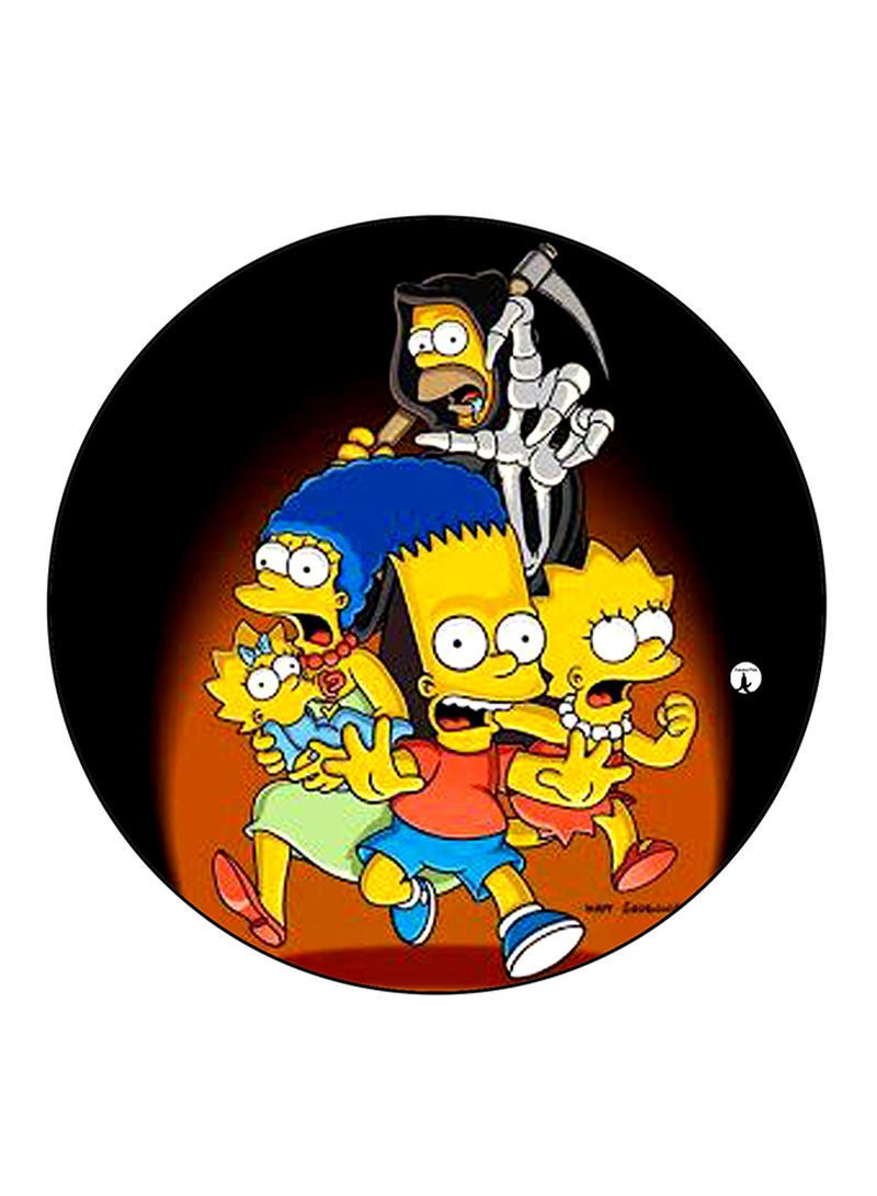Simpsons Printed Mouse Pad  Multicolour