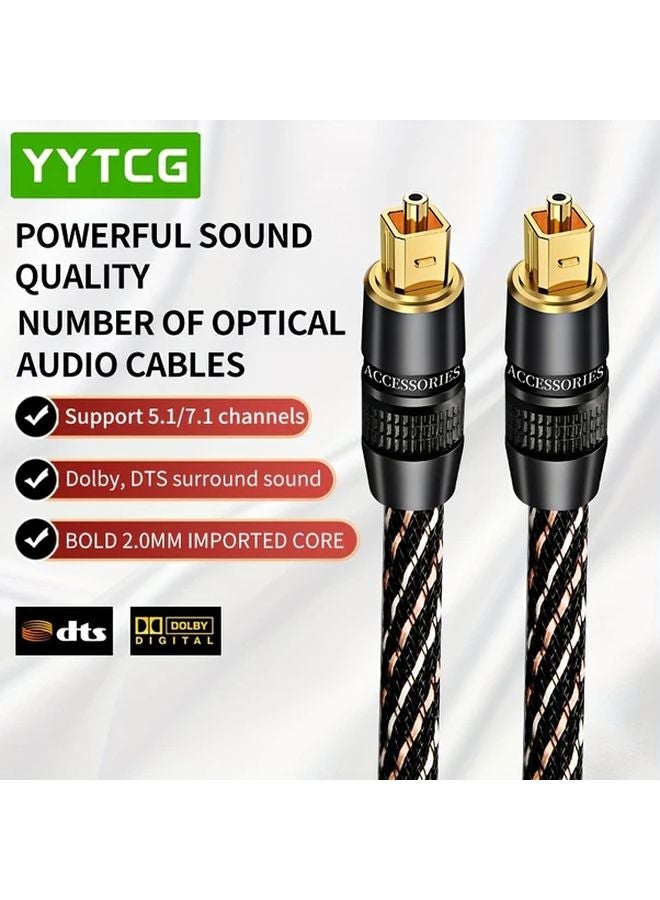 كابل الألياف البصرية الرقمي الصوتي توزلينك SPDIF بطول 1 متر لمسرح منزلي - Image 2