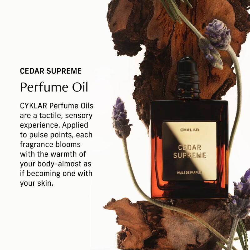 CYKLAR Perfume Oil for Skin â€“ Cedar Supreme Scent â€“ Crisp, Aromatic & Warm Perfume Fragrance with Bergamot, Lavender & Cedarwood Notes â€“ 30ml - Image 2