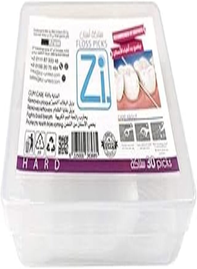 zi Dental Floss Picks Set - 30 Picks/BOX