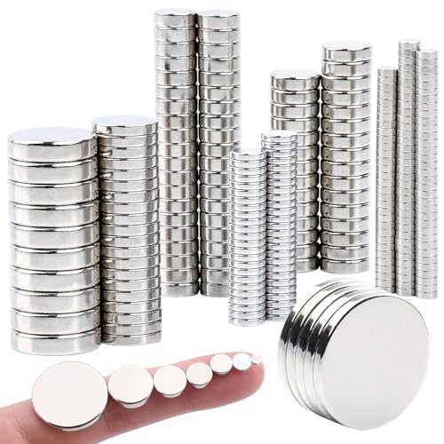 SNOOGG 8 x 2 mm Neodymium N35 disc Rare Earth Magnets for Whiteboard Fridge, Crafts, DIY, Science, Craft, Office, Students, Projects, Pack 40 Pc (Use for 14 Year Age and Above only) - Image 3