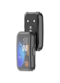 Generic Case Compatible with HUAWEI Band 10 HUAWEI Band 9 HUAWEI Band 8 Smartwatch Case Accessories,All Around Soft TPU Full Protective Case Cover for Huawei Band 10/9/8,Clear  - Image 2