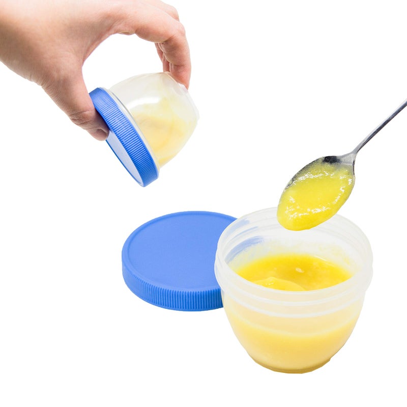 Youngever 18 Sets Baby Food Storage, 6 Ounce Baby Food Containers with Lids and Labels, 9 Coastal Colors - Image 3