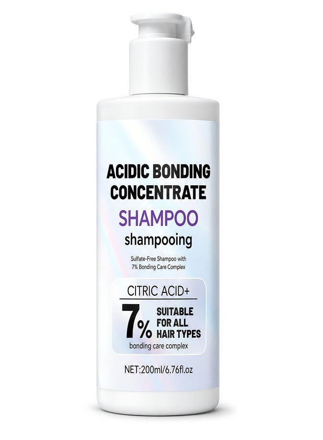 Grospe Gropse Acidic Bonding Concentrate Shampoo with 7% Bonding Care Complex & Citric Acid, Sulfate-Free Bond Repair Shampoo for All Hair Types, Damaged, Dry & Color-Treated Hair, Women and Men 6.76 Fl Oz - Image 1
