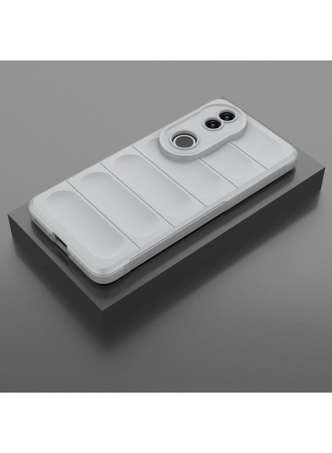 Premium Protection Back Silicone Case Compatible with Vivo V50 5G Magic Shield Shockproof Case with Camera Protection (Grey) - Image 2