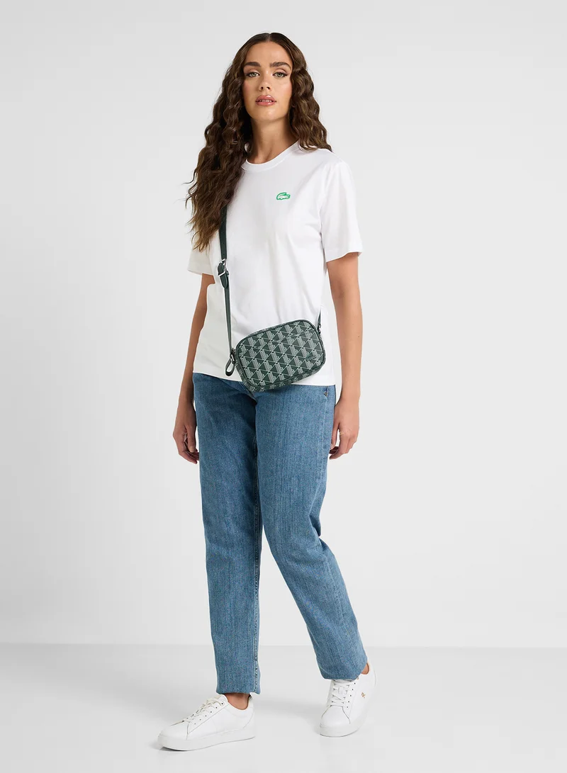 LACOSTE Crew Neck Logo Detail T-Shirt