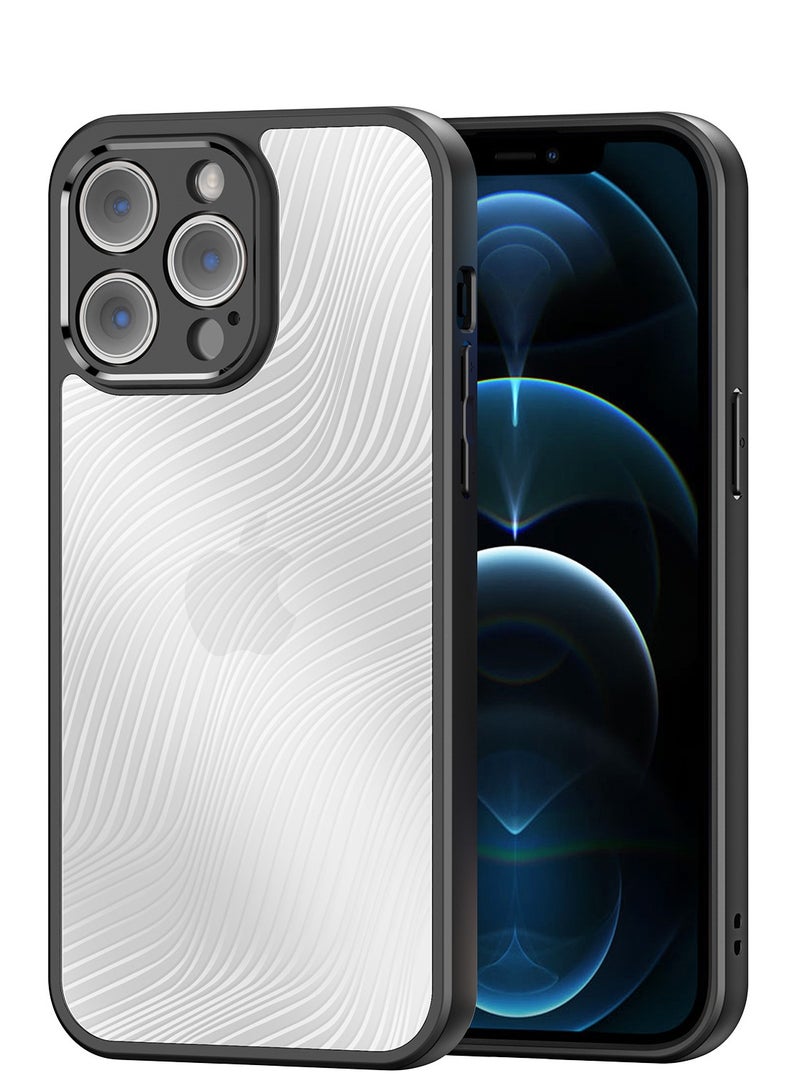 DUX DUCIS Aimo Cover for the iPhone 12 Pro Max mobile phone slim, transparent matte cover made of TPU, polycarbonate, polypropylene, silicone - black - Image 1
