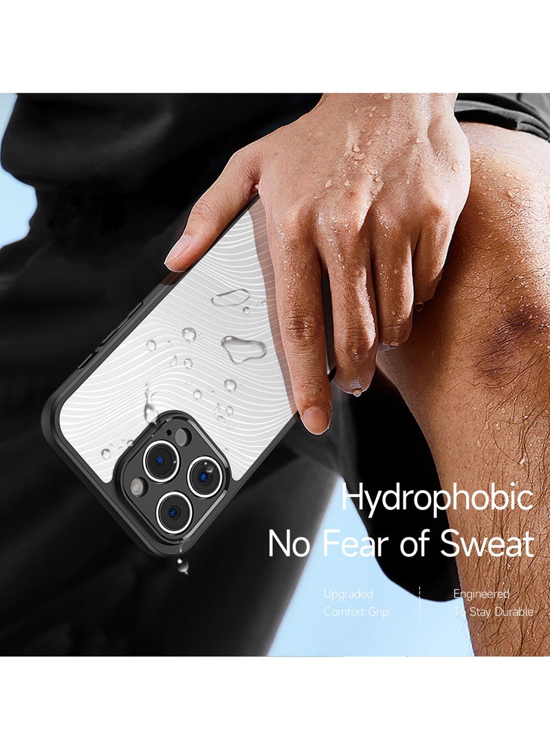 DUX DUCIS Aimo Cover for the iPhone 12 Pro Max mobile phone slim, transparent matte cover made of TPU, polycarbonate, polypropylene, silicone - black - Image 3