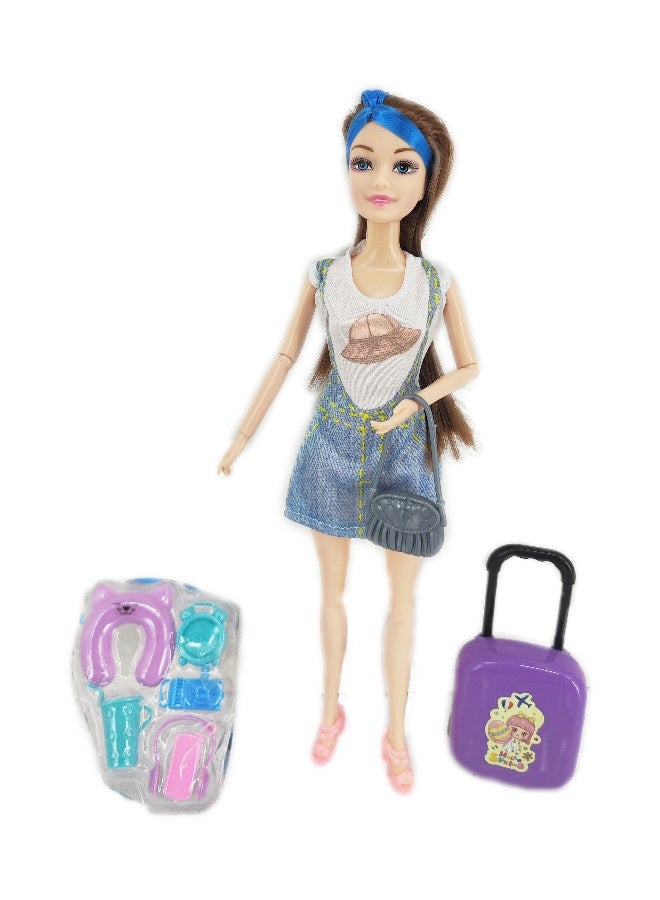 Elissa 11.5 " Fashion Doll Home Travel - Image 2