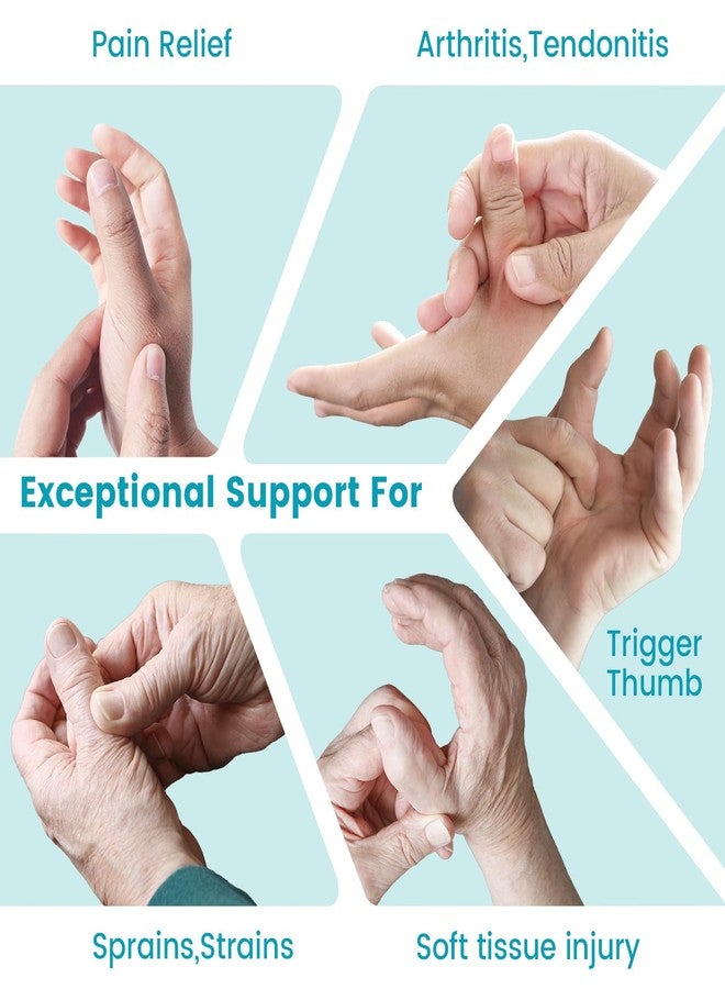 DrFinger Thumb Spica Splint Brace fit Left & Right Hand, Trigger Thumb and Wrist Support, Thumb Immobiliser for De Quervains Tenosynovitis Tendonitis, Broken Thumb Stabilizer, for Women & Men- L/XL - Image 5