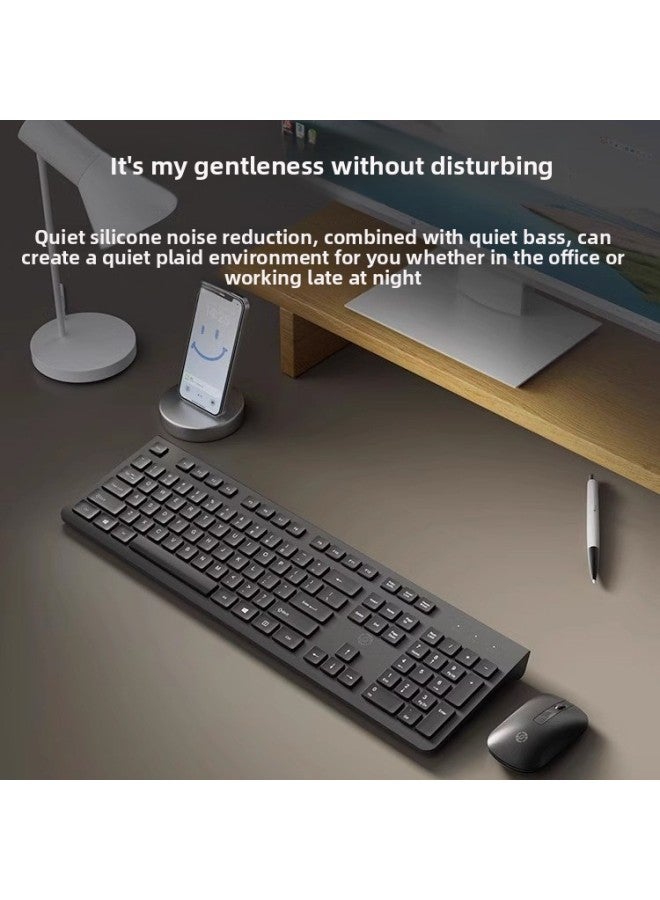 Wireless Keyboard Mouse Suit Laptop External Chocolate Unlimited Keyboard Mouse Silent Office Typing Mute-Color:Silent Keys-white/wireless Single Keyboard 【feels Really Good/ultra-thin Silent/long-l - Image 3