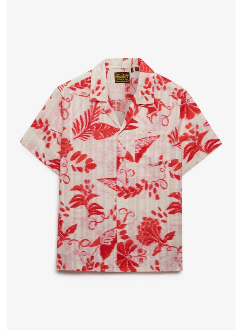 سوبر دراي Beach Printed Short Sleeve Shirt