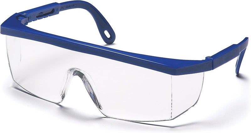 Pyramex Safety Pyramex Integra Safety Eyewear with Clear Lens and Blue Frame - Image 1