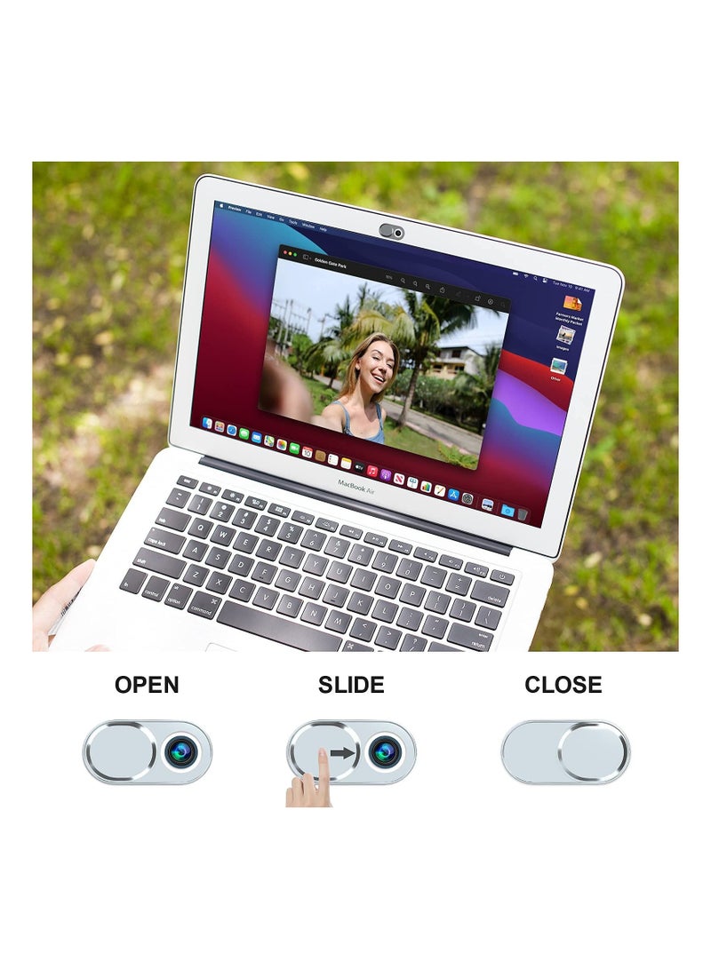Webcam Covers, Web Mac Laptop Camera Cover Slide, Ultra Thin Blocker Fits for MacBook Air Pro iPhone iPad, Protect Your Privacy and Security - Image 5