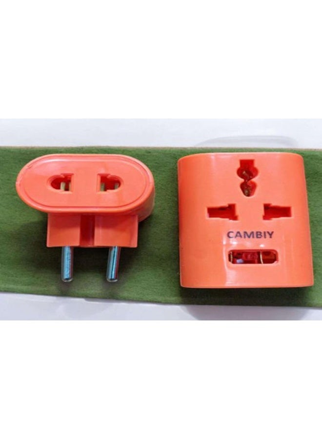 مشترك كهرباء برتقالي بدون زرار KM-162 (162) – تصميم قوي للاستخدام اليومي