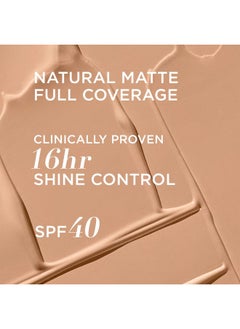 IT COSMETICS IT Cosmetics CC+ Cream Natural Matte Foundation with SPF 40 - Shine-Reducing & Long-Wear Full Coverage Foundation For Oily Skin - With Hyaluronic Acid - Non-Comedogenic, Neutral Medium - 1.08 fl oz  - Image 3