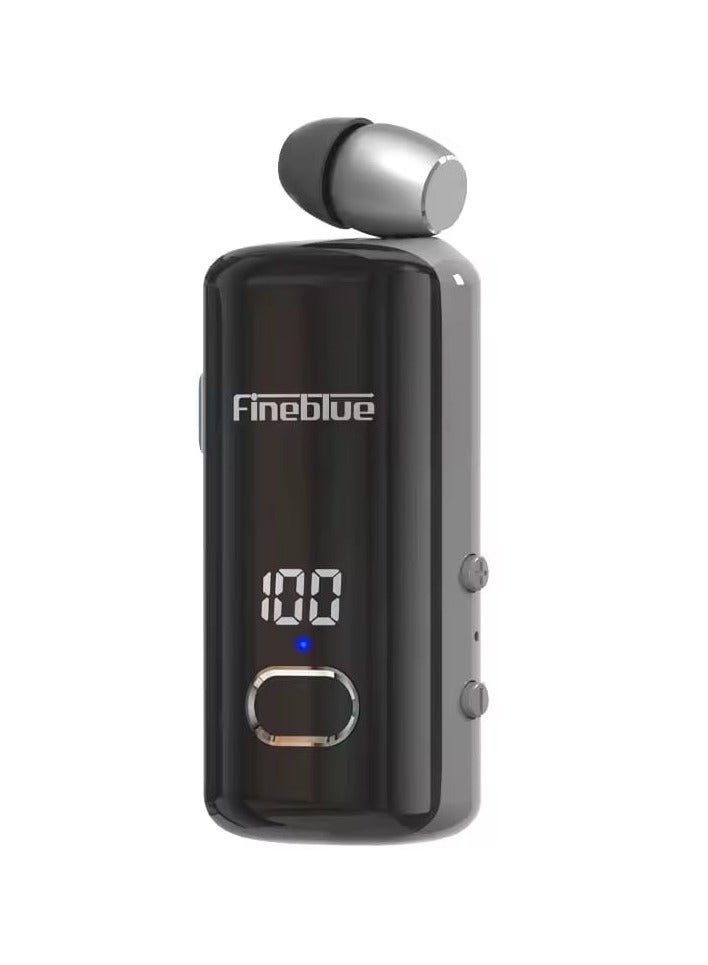 فاينبلو سماعة بلوتوث F580 قابلة للسحب مع خاصية إلغاء الضوضاء والاهتزاز وميكروفون للتحكم في مستوى الصوت وبلوتوث 5.3 - Image 1