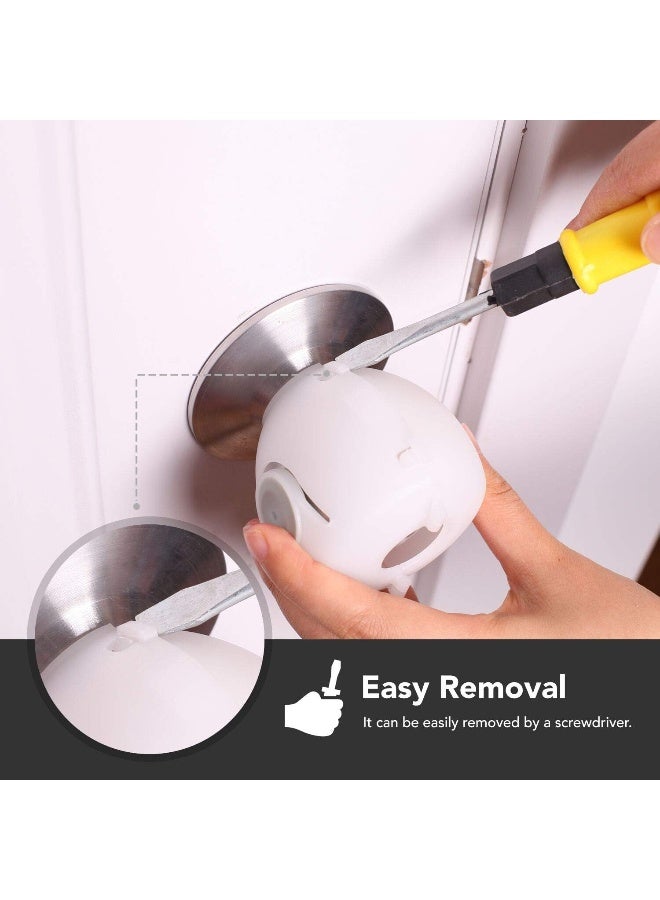EUDEMON 6 Pack Baby Safety Door Knob Covers Door Knob Locks - Image 4