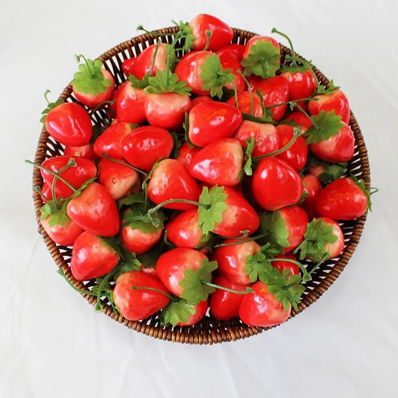 Bluejw Christmas Mini Fake Fruits & Vegetables - DIY Party Centerpieces & Artificial Vegetables for Holiday Decor - Image 2