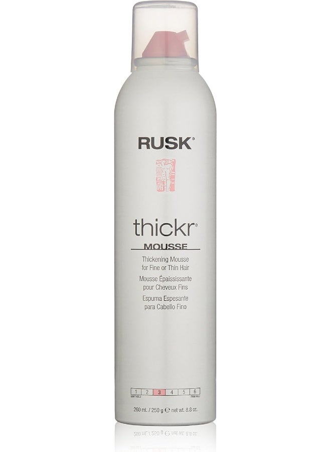 Rusk Designer Collection Thicker Thickening Mousse for Fine or Thin Hair, 8 Oz - Image 1