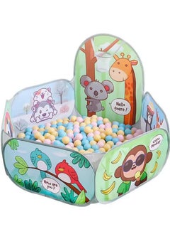 Generic Open House with Mini Basketball from TOYS-EGYPT Green (Balls Not Included)  - Image 1