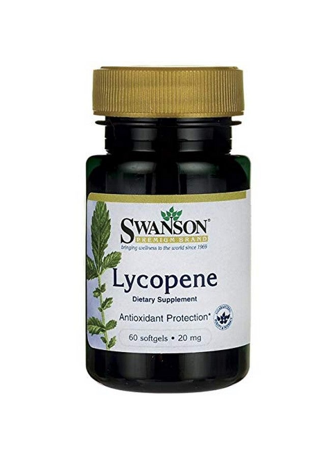 Swanson Lycopene - Natural Supplement Promoting Prostate Health, Heart Health, & Supports Blood Pressure Within The Normal Range - Mens Health Supplement - (60 Softgels) (4 Pack) - Image 2