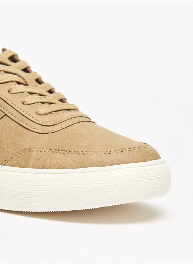 Lee Cooper Men's Solid  Lace-Up Low Ankle Sneakers  - Image 5